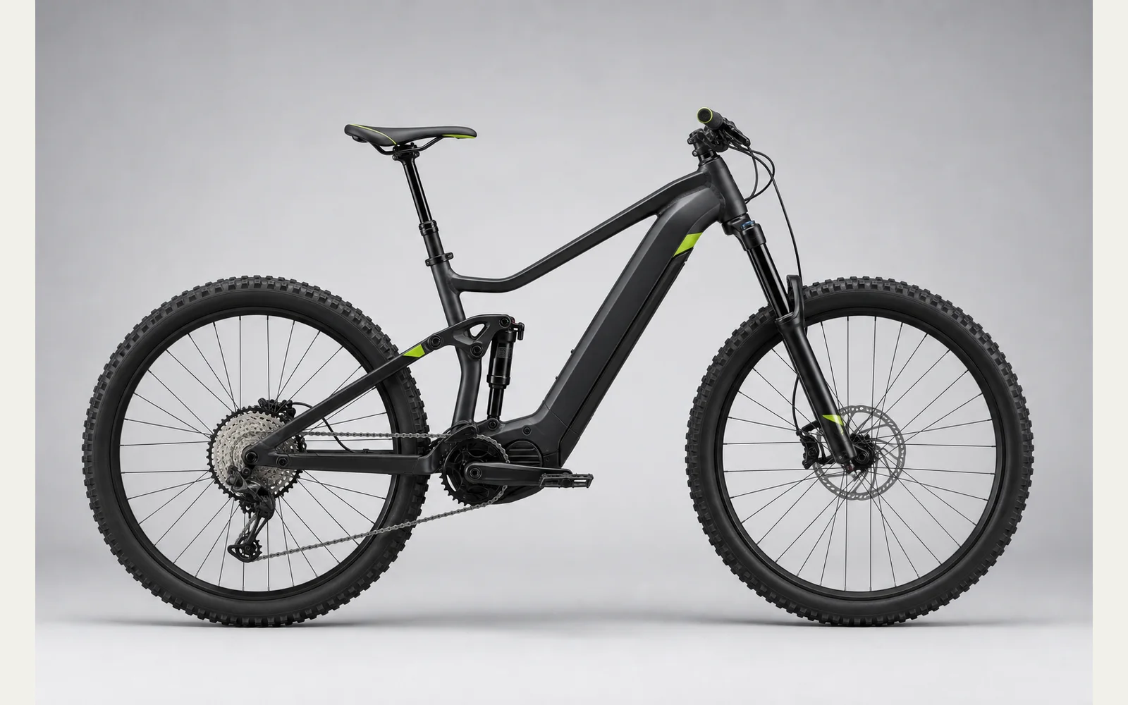 Unbranded full-suspension mountain bicycle platform