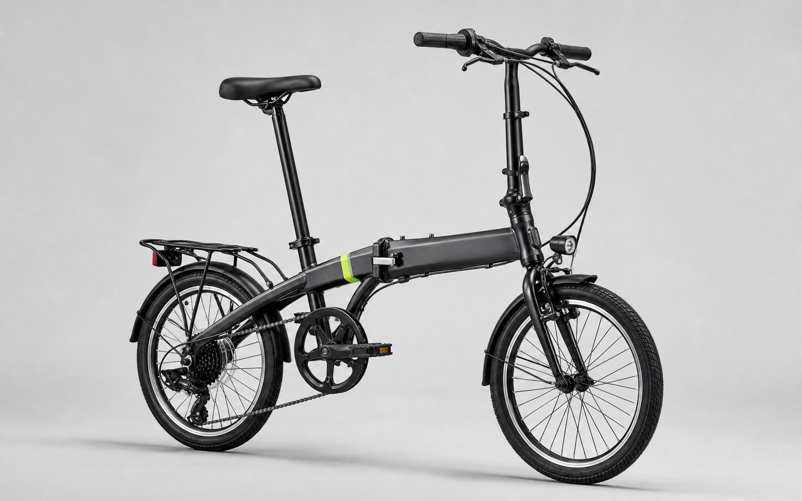 Unbranded compact folding bicycle platform