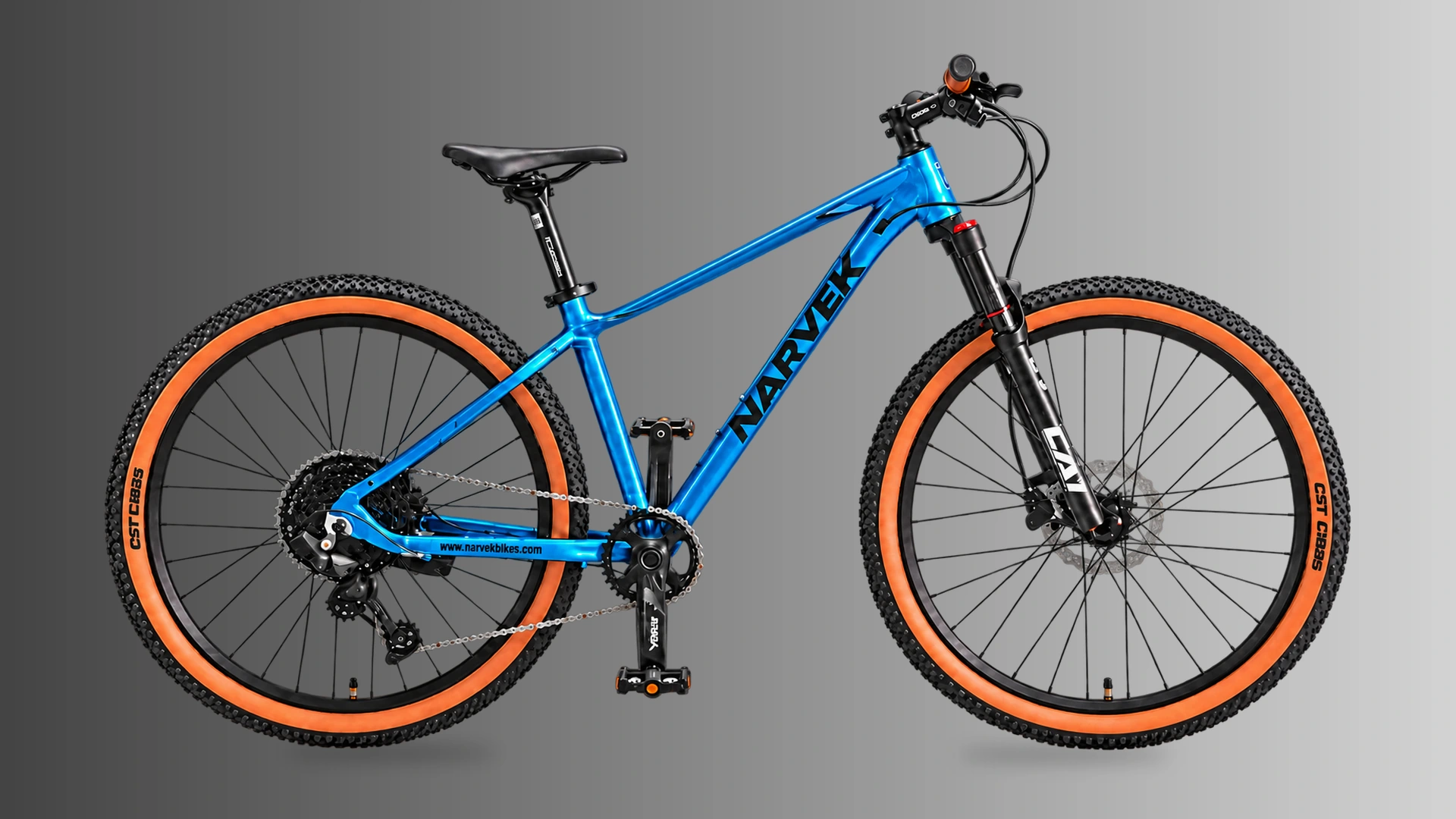 27.5-inch aluminium hardtail mountain bike reference photograph